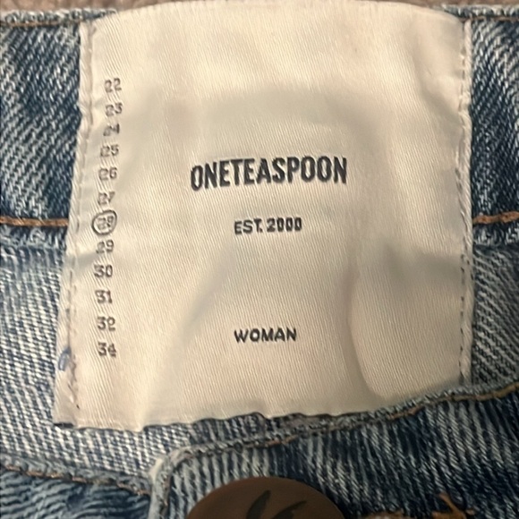 One Teaspoon Streetwalkers High Waist Jeans - size 28 - Picture 10 of 11
